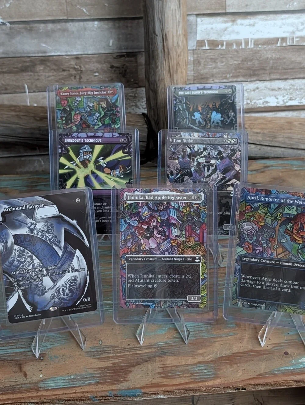 Magic The Gathering TMNT 7 Card Bundle